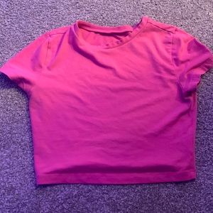 Pink target tank top